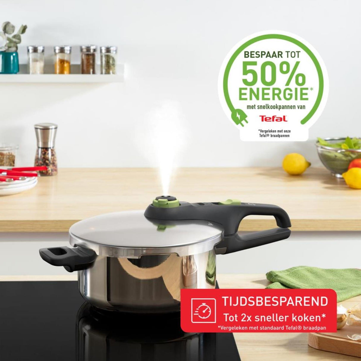 Tefal secure 5 trendy trykkoger 4 liter uden dampkurv