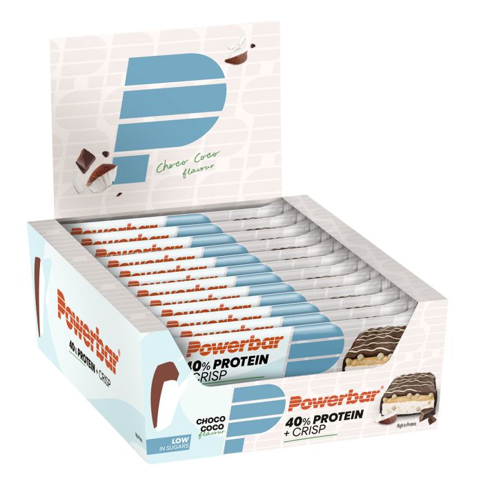 Powerbar 40% protein+ chips (12 x 40gr) - choco coco