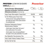 Powerbar protein+ lavt sukkerindhold (30 x 35gr) - vanilje
