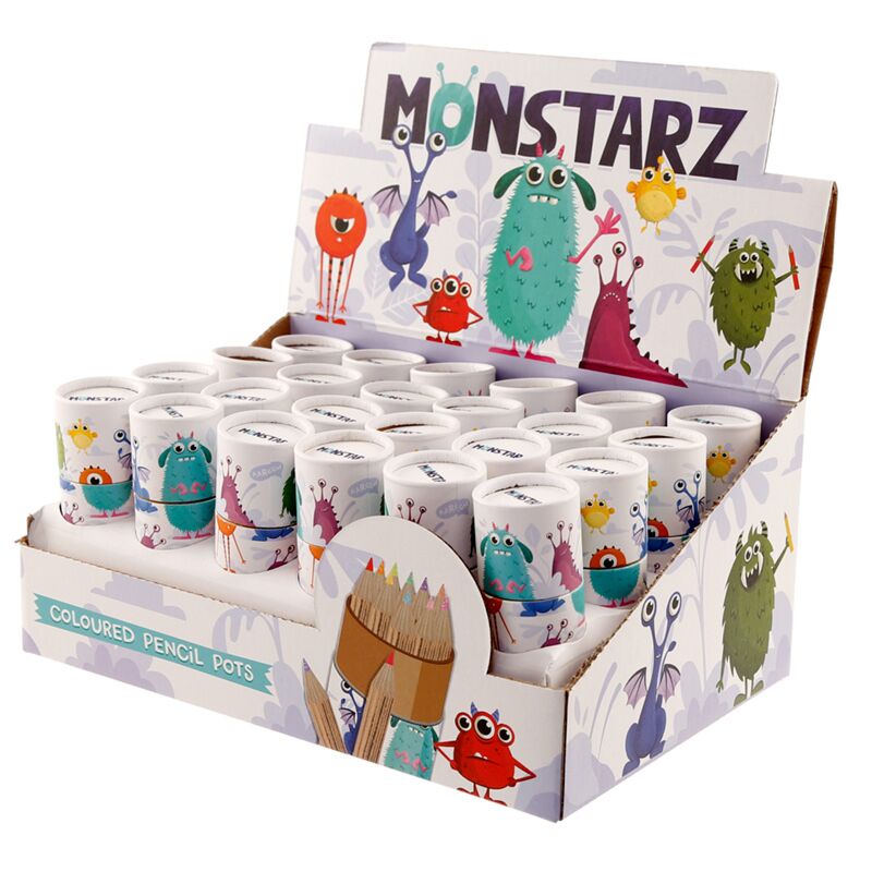 Monstarz monstre - tegnetaske med farveblyanter