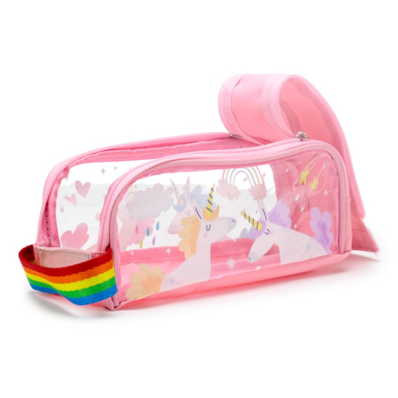 Unicorn magic gennemsigtigt penalhus