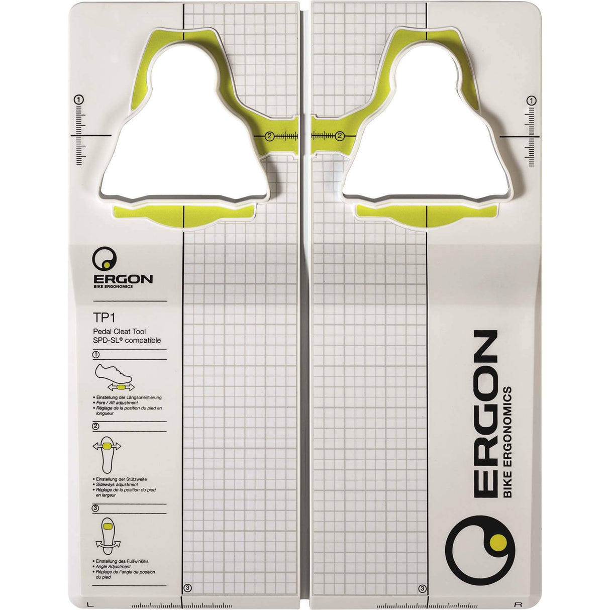 Ergon justeringsform TP1 SPD SL -plade