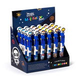 Space team flerfarvet pen (8 farver)