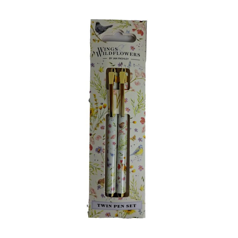 Jan Pashley Wings Wildflowers Duo Pen Sæt Sort