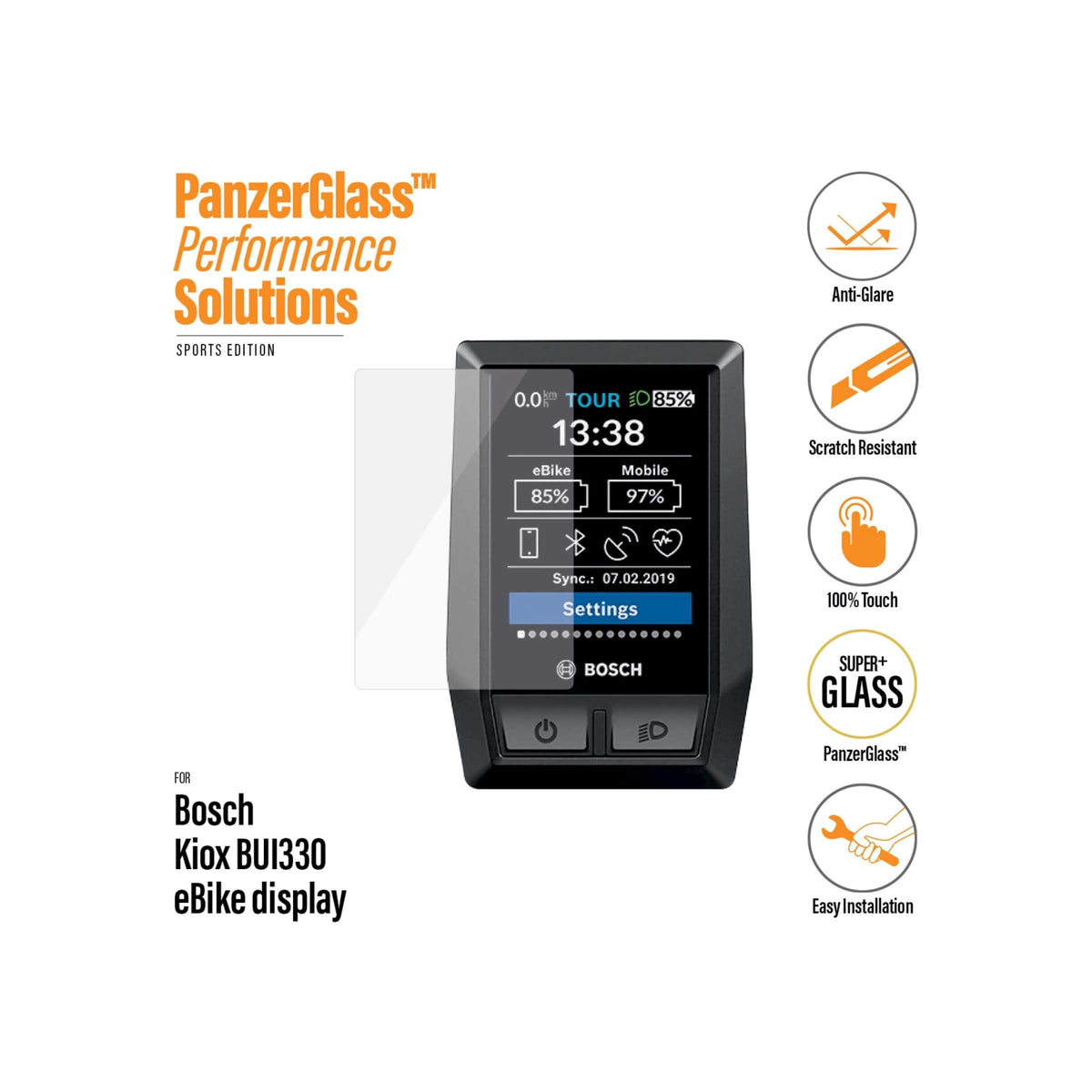 Panzerglass Bosch Kiox Bui330 Screen Protector er anti -reflekterende