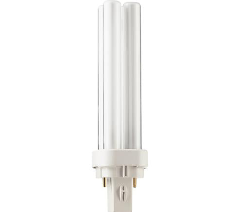 Philips master pl-c lampe 13w 827 2p g24d-3 ekstra varm hvid