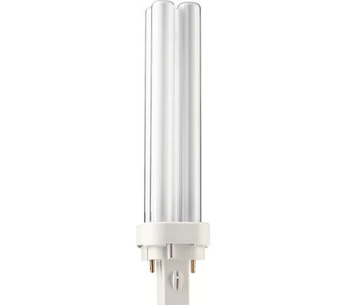 Philips master pl-c lampe 18w 840 2p g24d-3 kølig hvid