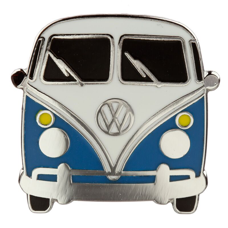 Union volkswagen van vw t1 blå emalje knapmærke