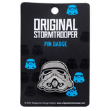 Den originale stormtrooper hjelm emalje knap badge