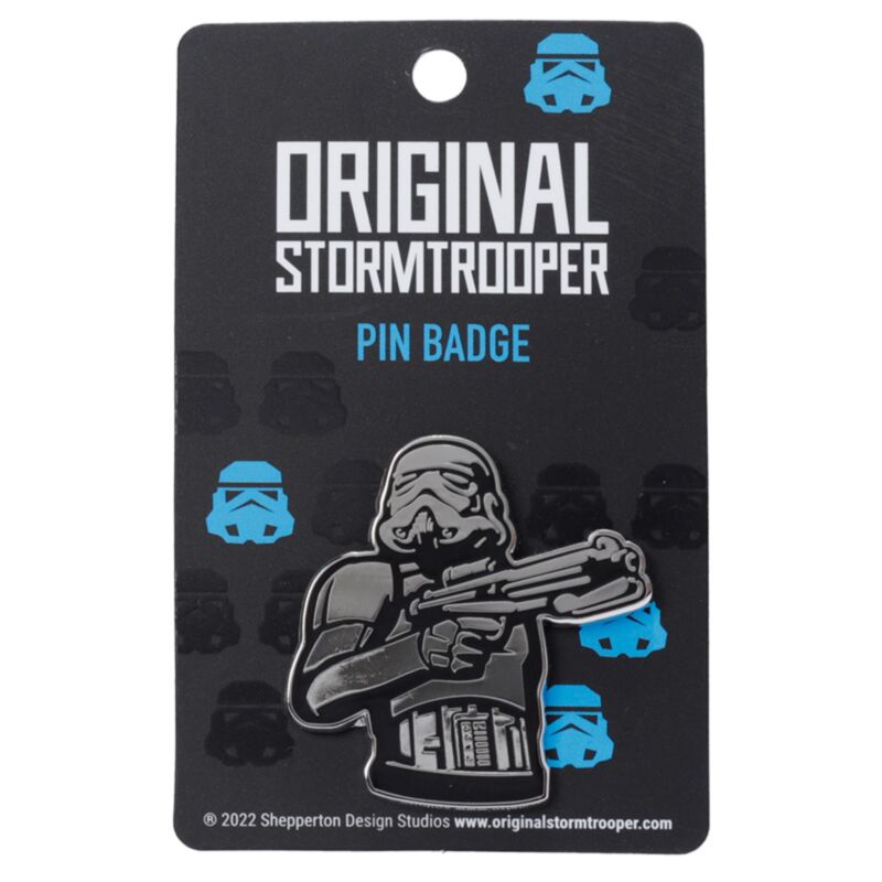Den originale stormtrooper emalje knap badge