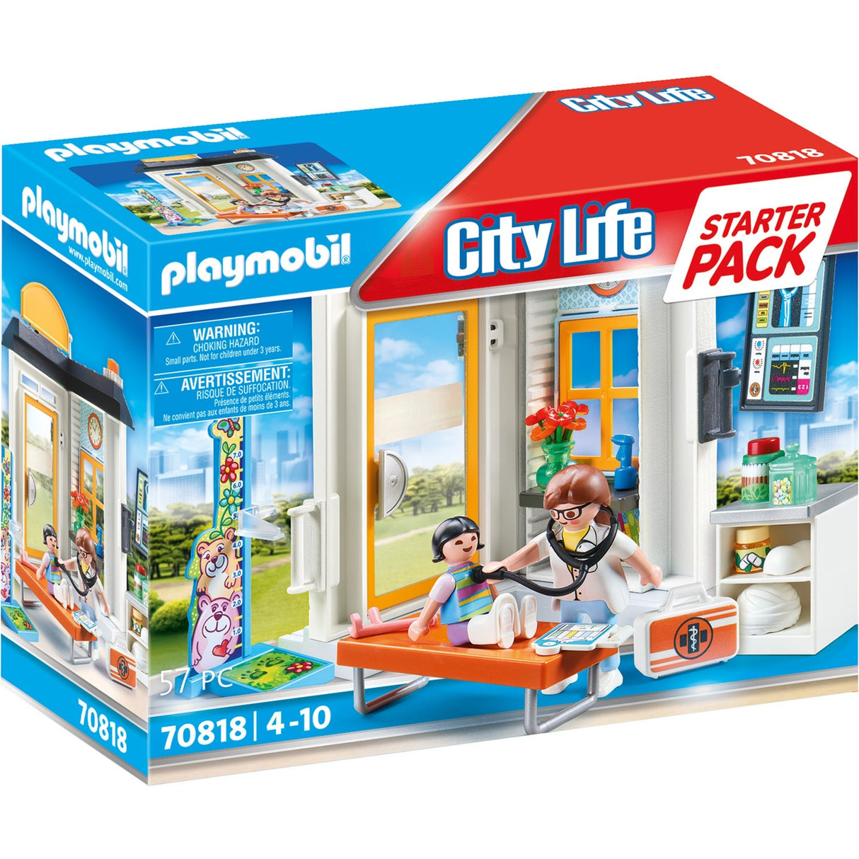 Playmobil City Life Starter Set Pædiatriker 70818