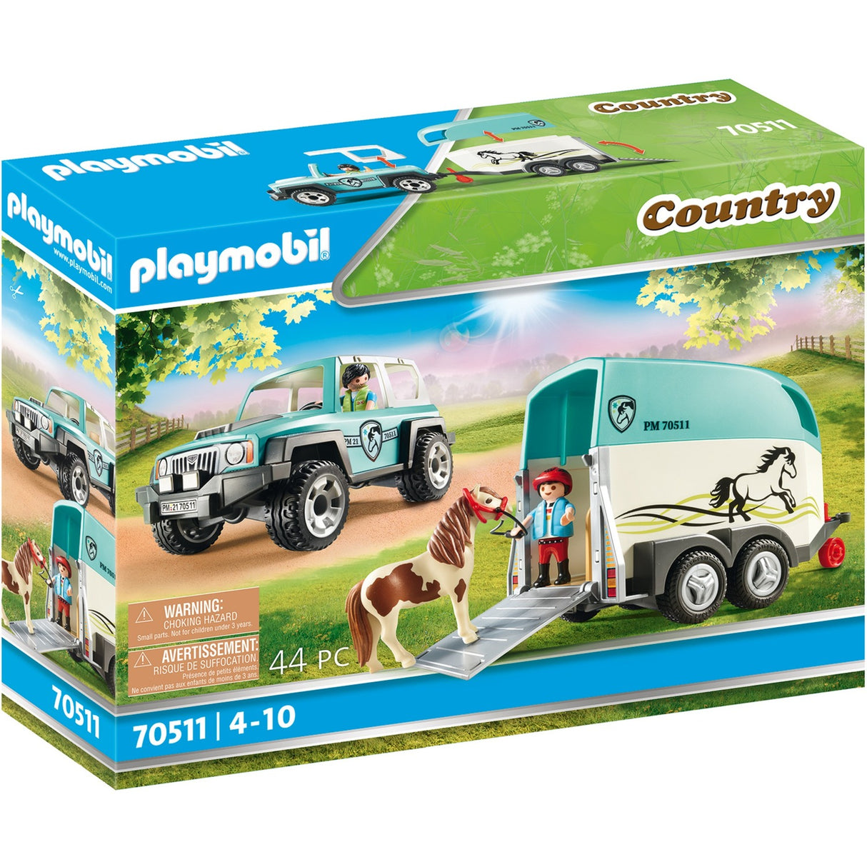 Playmobil Country Auto med trailer 70511