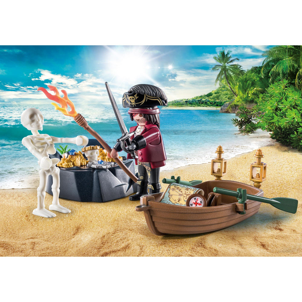 Playmobil Starterpack Pirate med Rowing Boat 71254