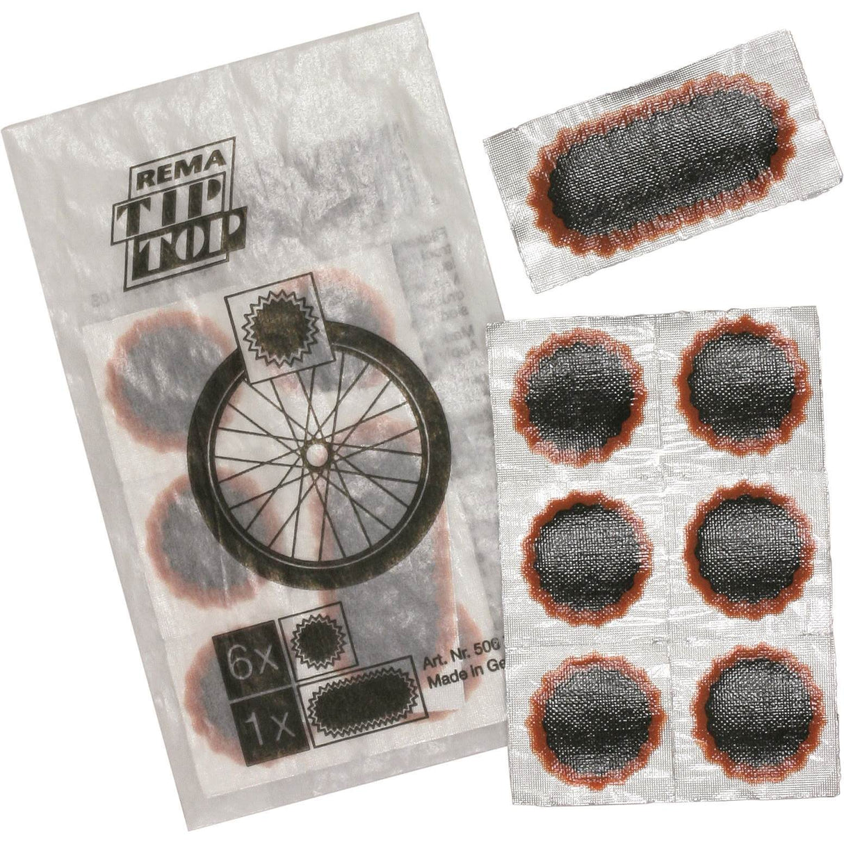 Rema tiptop gipsstrimmel, 6x rund og 1x lang