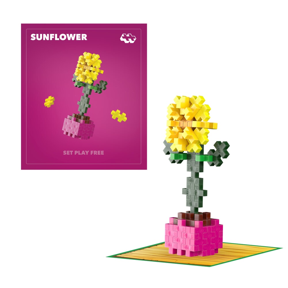 Plus plus plantepakker - solsikke plus-plus blomsterplanter (4340)