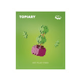 Plus plus plantepakker - topiære plus-plus blomsterplanter (4341)