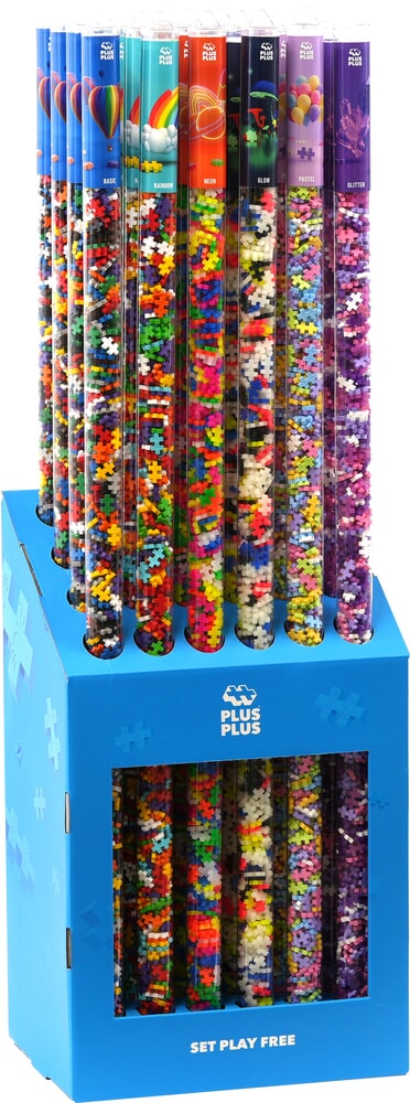 Plus plus display med farvemix 1m rør plus-plus (7491)