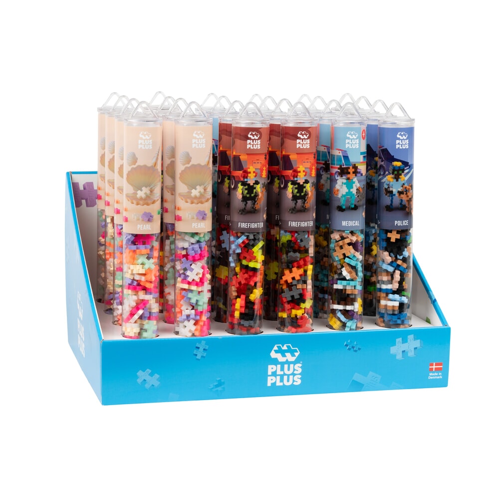 Plus plus hverdagens helte: 24 stykker rør plus-plus display (7458)