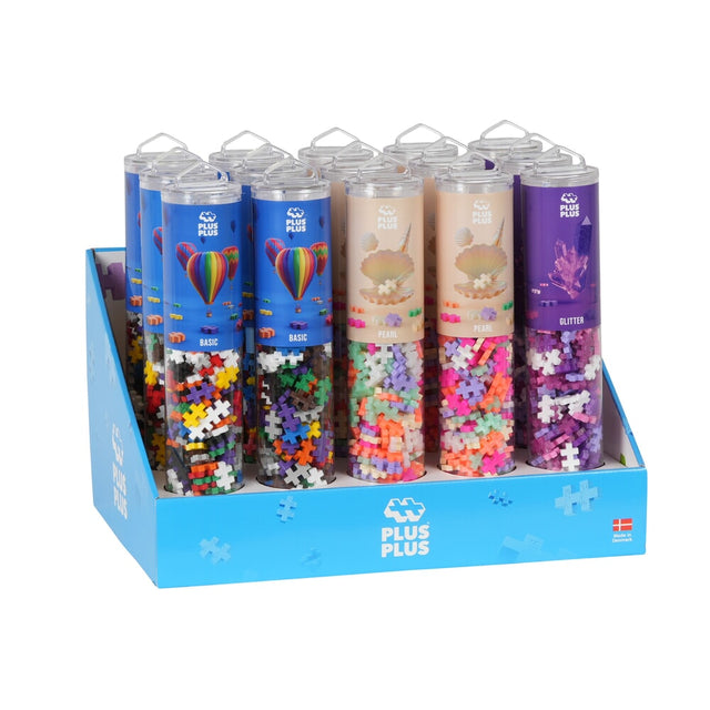 Plus plus plus plus 240 stk. perle- og glitterrør: 15 stk (7460)