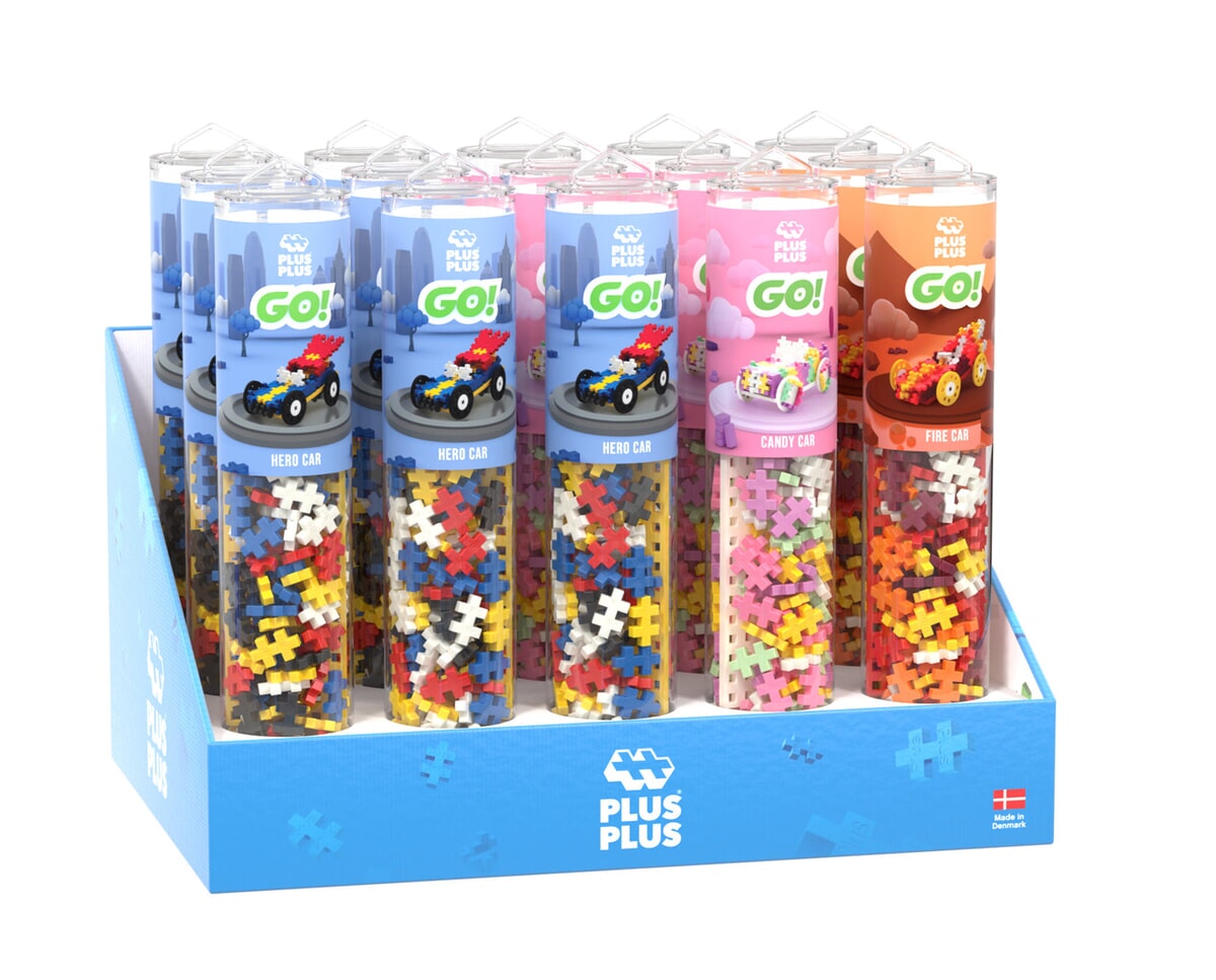 Plus plus plus plus 240 stykker farve bilrør: 15 styk (7280)