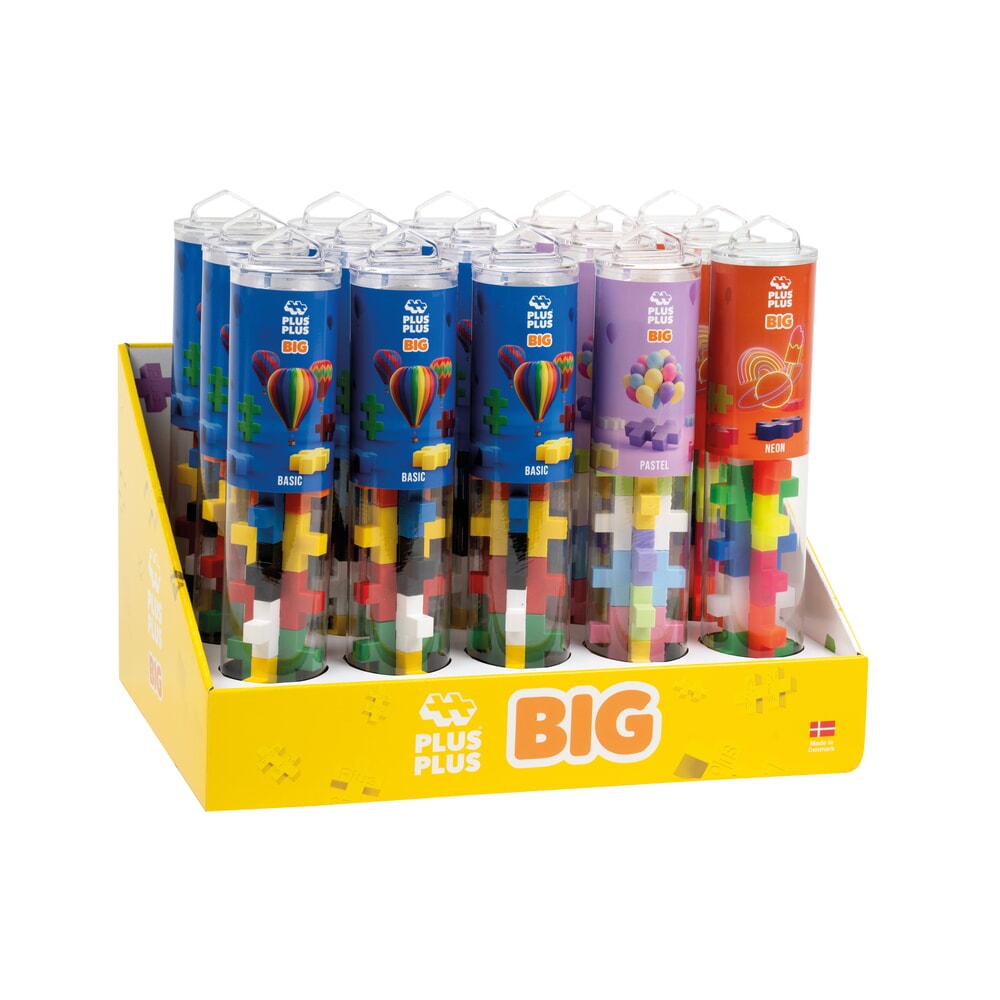Plus plus plus plus stor klassisk farveblanding: 15 stykker rørdisplay (7302)