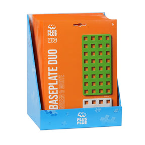 Plus plus plus plus stor display bundplade: 2 stk hvidgrøn (7301)