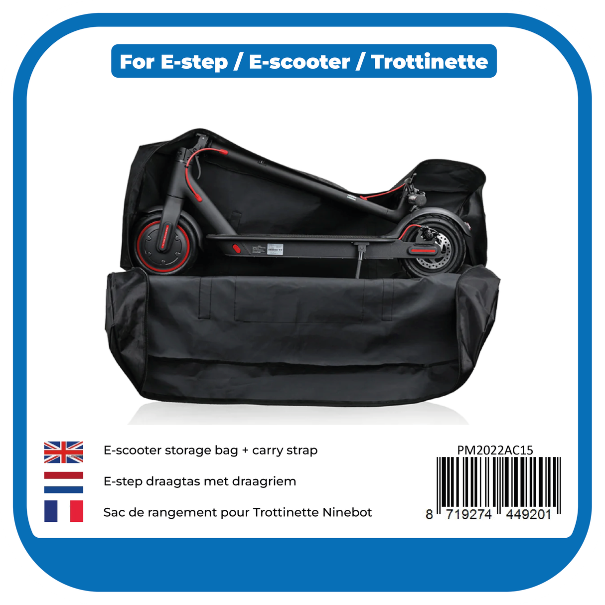 Pro-mounts e-scooter bæretaske
