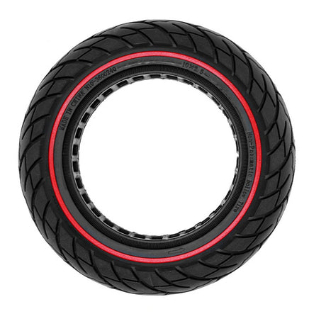 Pro-mounts dæk solid 10 x 2.125 sort rød linje