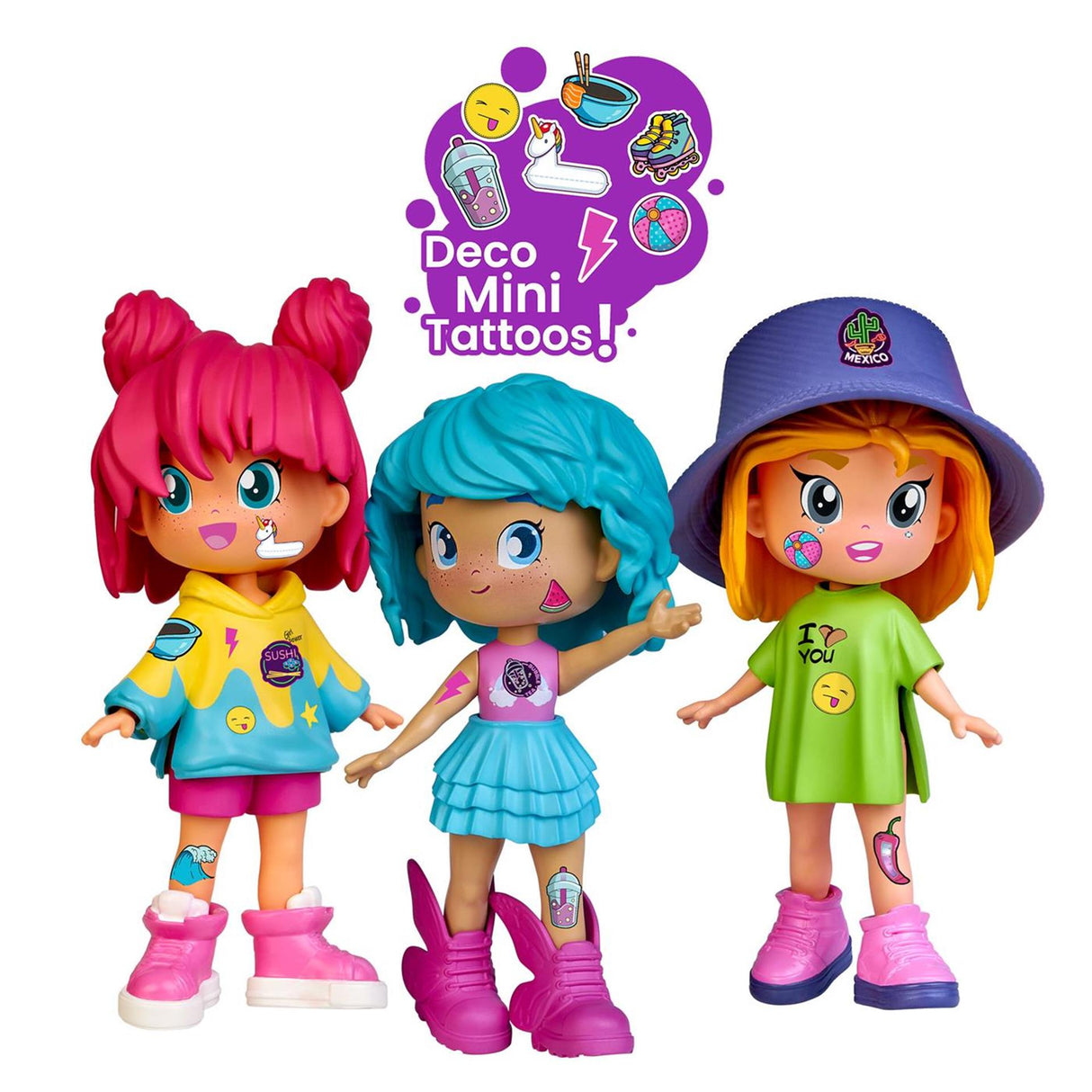 Pinypon top foodie pige 11 cm med mini overraskelser