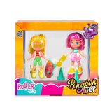 Pinypon top roller piger 11cm med deco mini tatoveringer