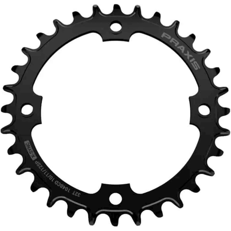 Praxis kædering 1x e-ring 104bcd m8 32t stål 10 11 12sp