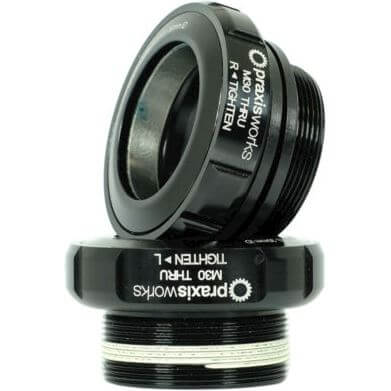 Praxis bundbeslag adapter m30-thru bsa road mtb 68-73mm