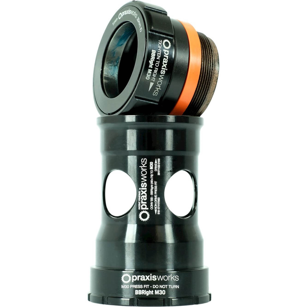 Praxis bundbeslag adapter m30 bbright road 79mm
