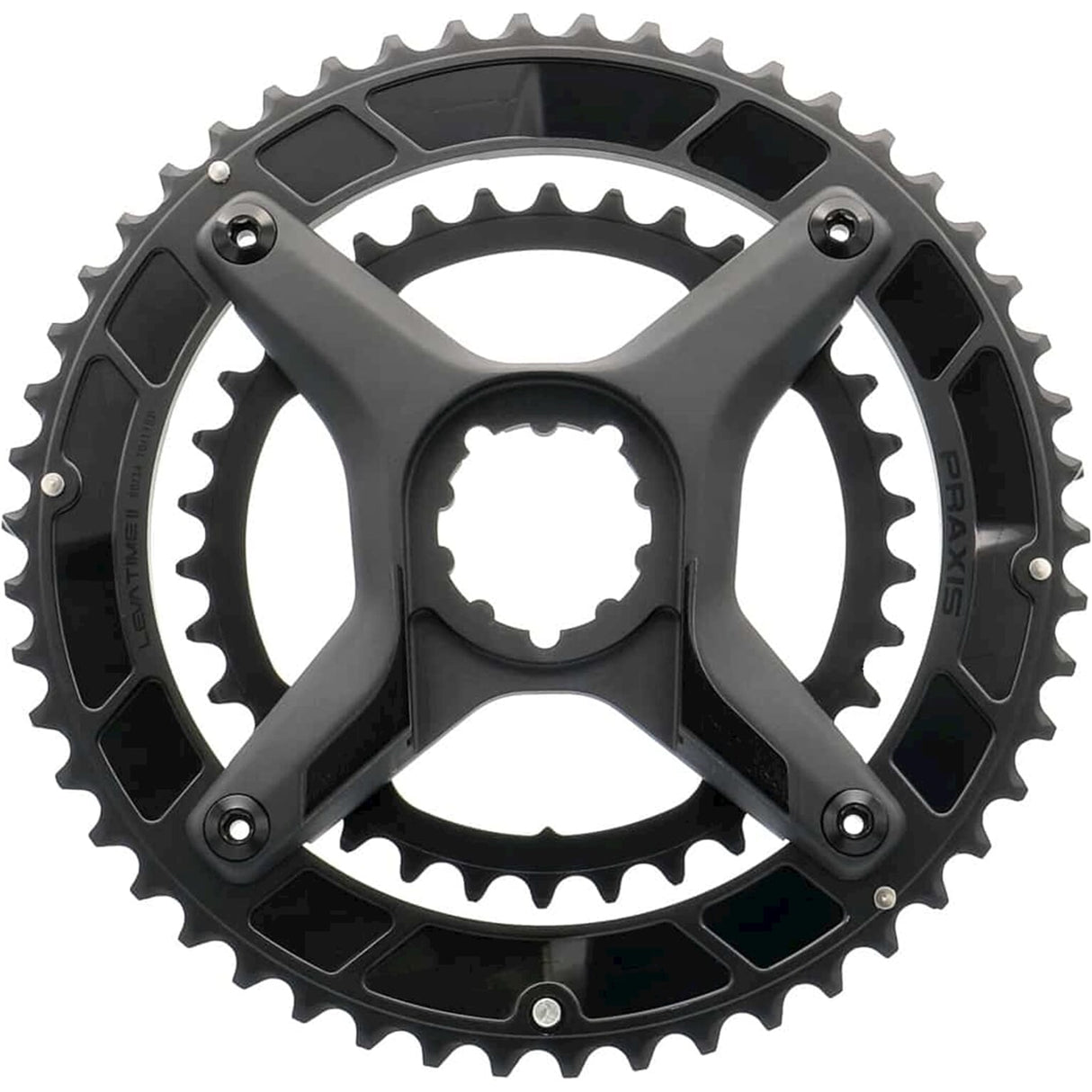 Praxis kædering lt2 xring spider kit 52 36 sort