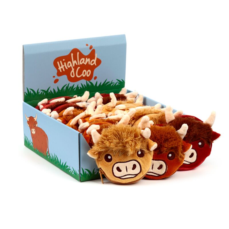 Highland coo cow mini skiftepung