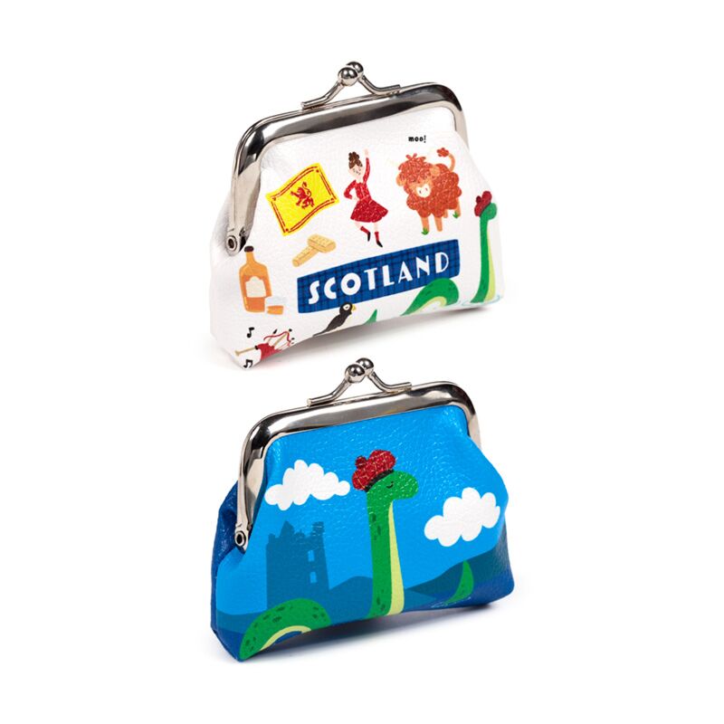 Skotland souvenir pung med klips