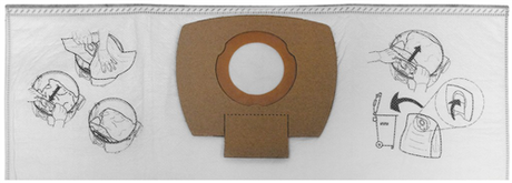 Makita tilbehør filter støvpose til Makita model: VC2010L og VC2512L - P-72899