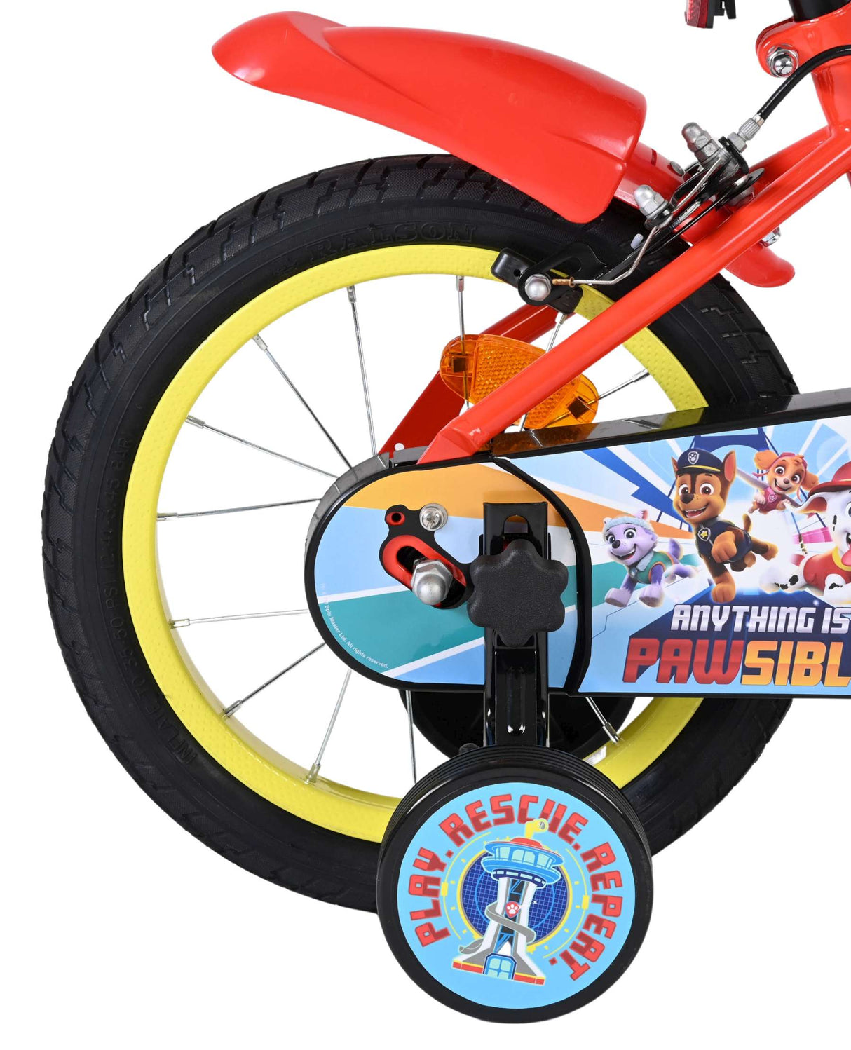 Paw patrulje børnecykel - drenge - 14 tommer - to håndbremser