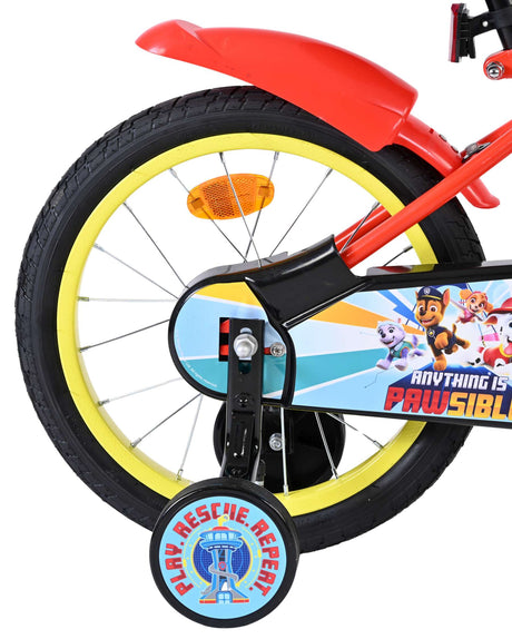 Paw patrulje børnecykel - drenge - 16 tommer - rød blå