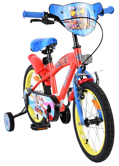Paw patrulje børnecykel - drenge - 16 tommer - rød blå