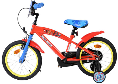Paw patrulje børnecykel - drenge - 16 tommer - rød blå