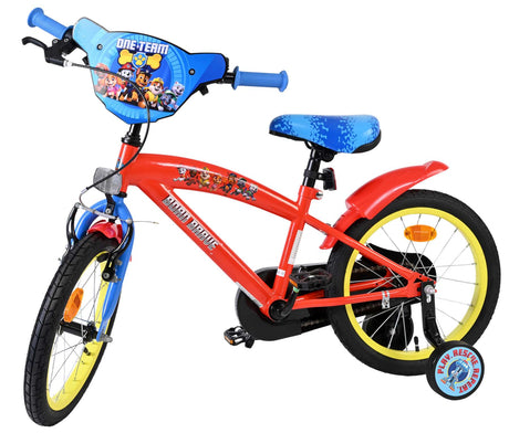 Paw patrulje børnecykel - drenge - 16 tommer - rød blå
