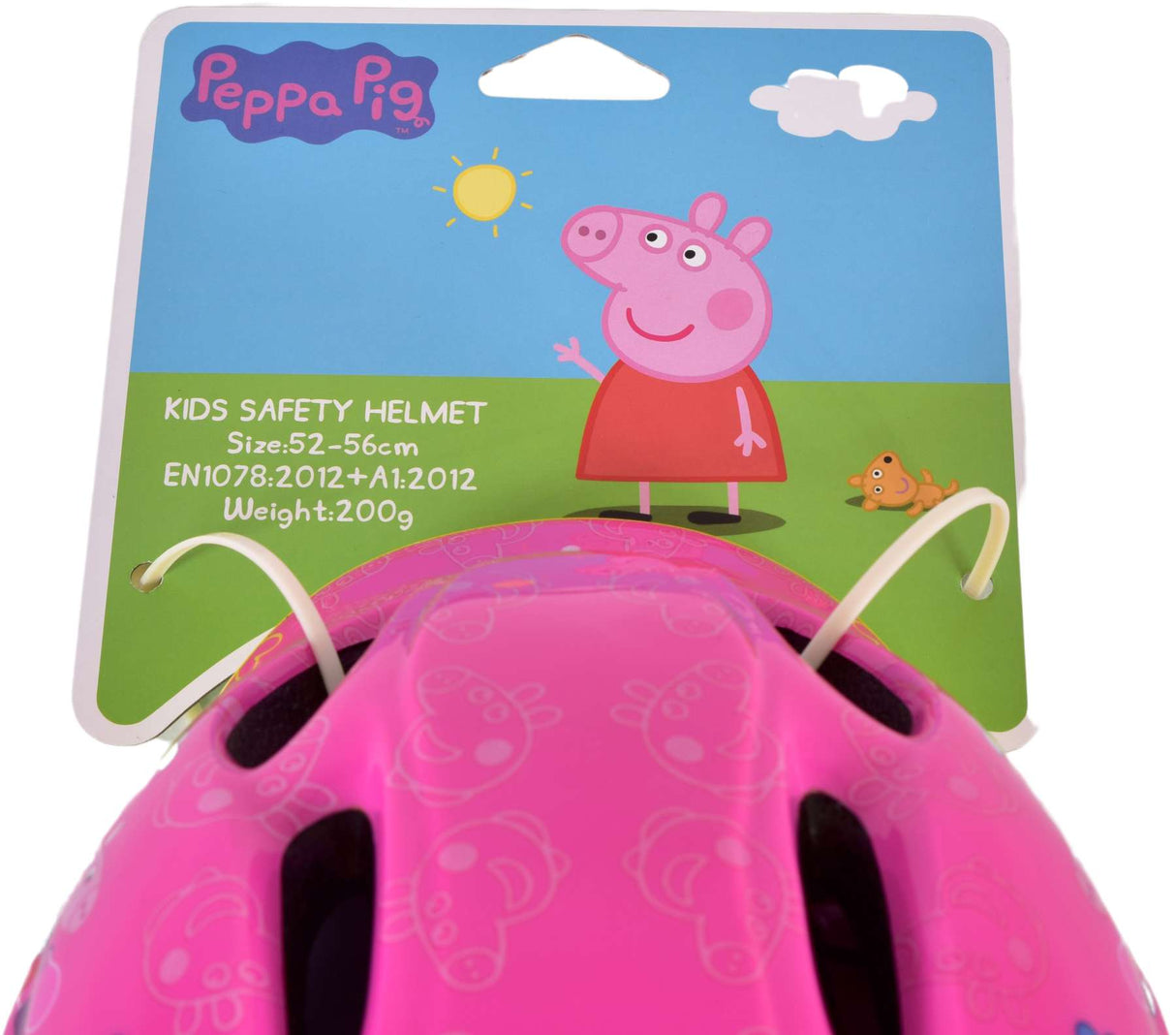 Peppa pig cykelhjelm - pink - 51-55 cm