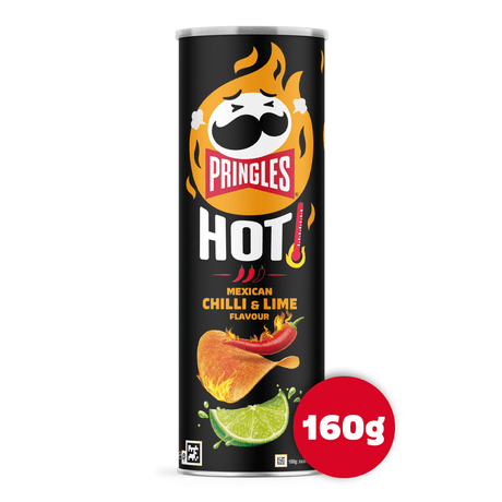 Pringles hot mexican chilli lime (6x 160gr)
