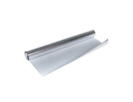 Tonzon luksusradiatorfolie - Hvidt sølv - 40 cm x 5 m