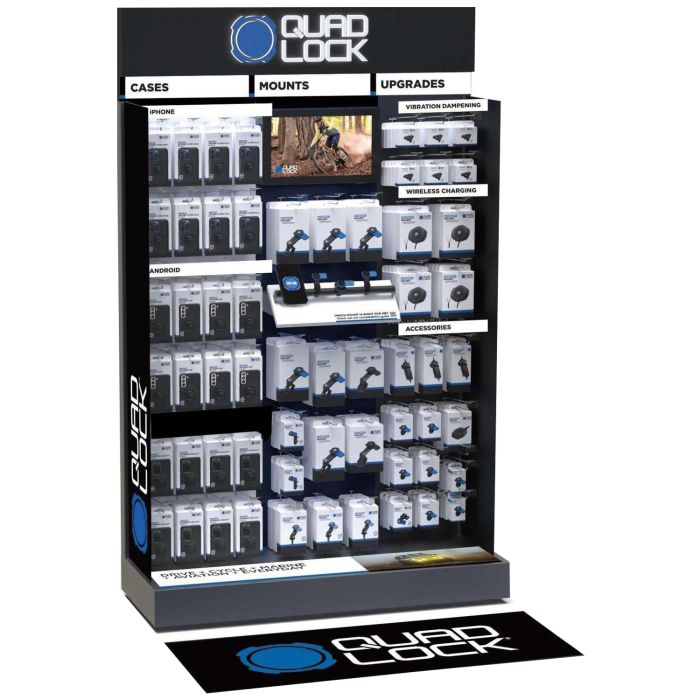 Quad lås butik i butik display