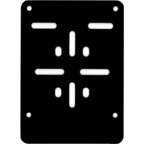 Nummerpladeholder 100x120 Alu Black Belgien
