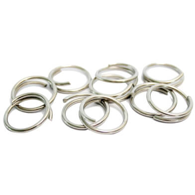 Qibbel Safety Rings rustfrit stålpose (10 stykker)