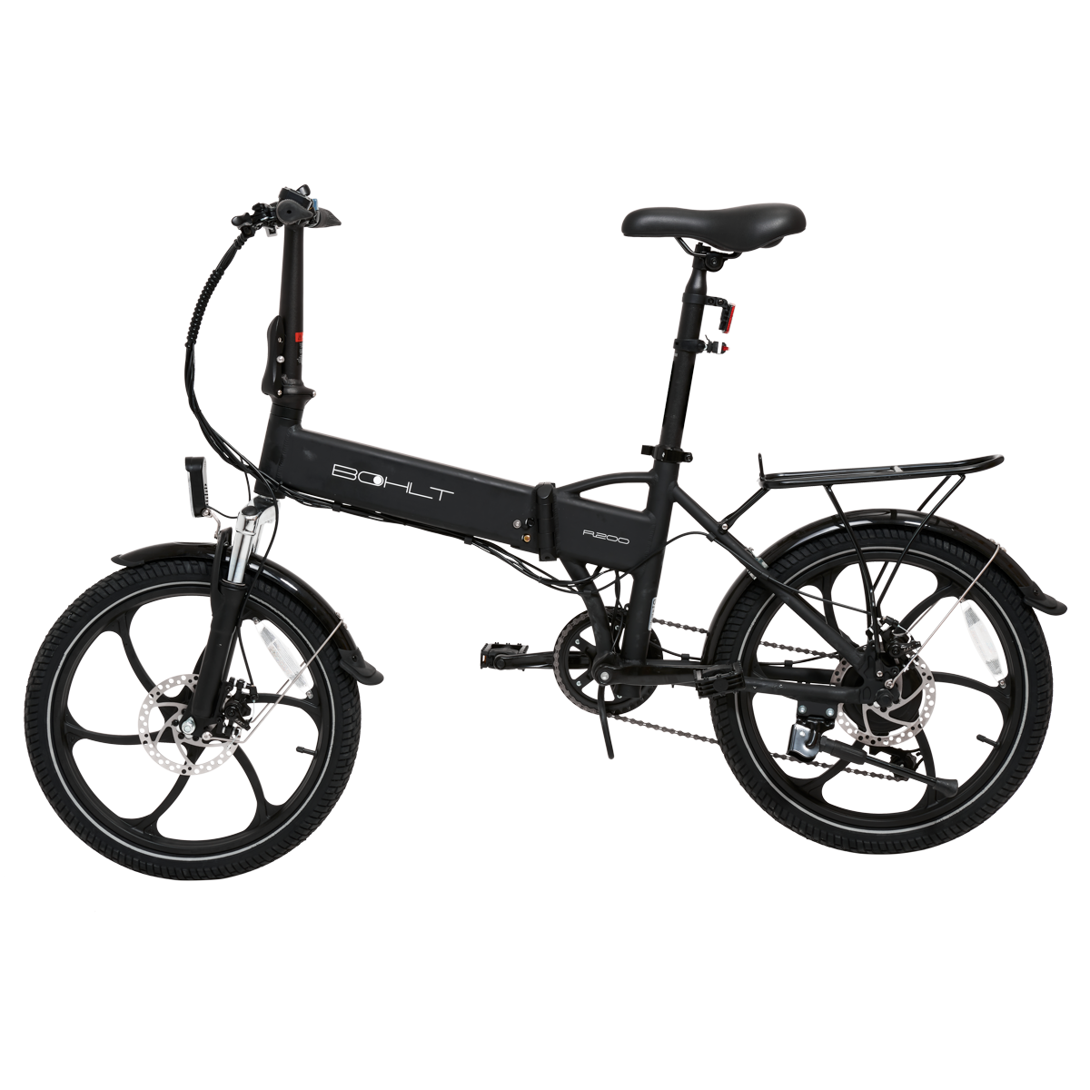Bohlt Electric Folding Bike R200 sort