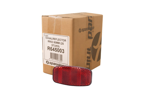 Spanninga bærereflektor 80mm (25stk) oem